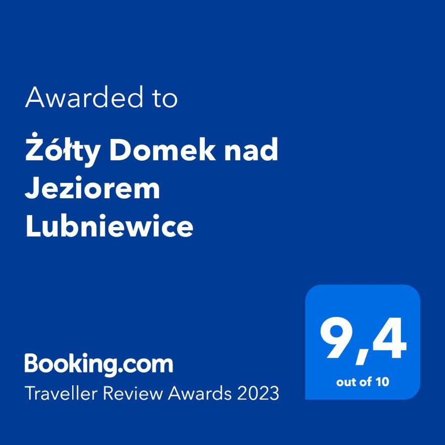 Zolty Domek Nad Jeziorem Lubniewice Ngoại thất bức ảnh